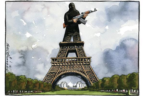 These cartoons are poignant tributes to victims of the Charlie Hebdo attack