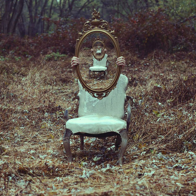 Creepy photo art of Christopher McKenney