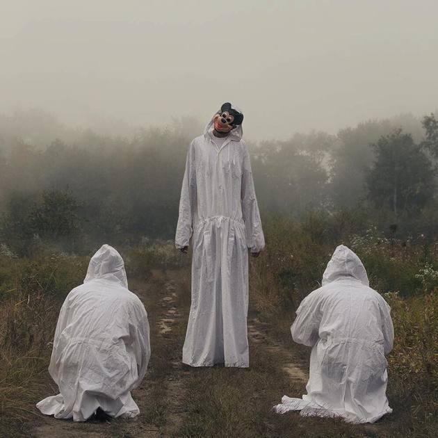 Creepy photo art of Christopher McKenney