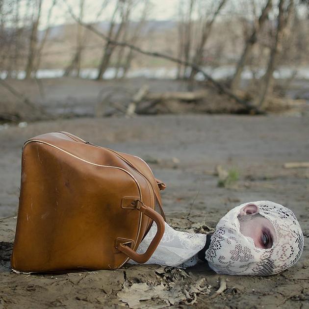 Creepy photo art of Christopher McKenney