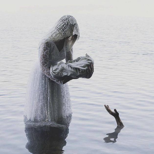 Creepy photo art of Christopher McKenney