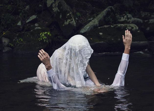 Creepy photo art of Christopher McKenney