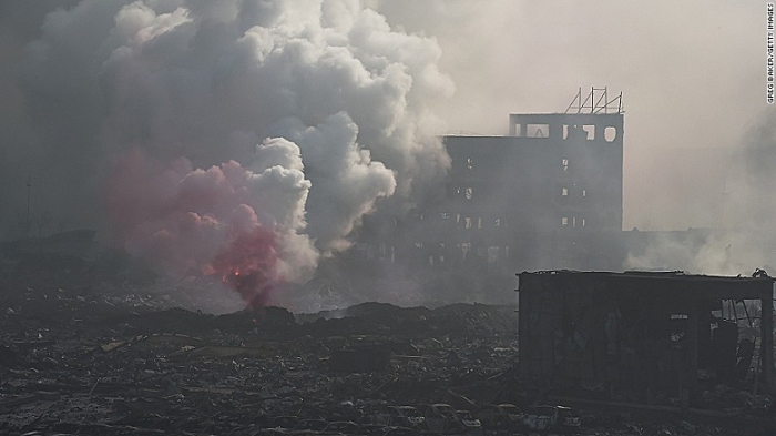 The consequences of the explosion in Tianjin