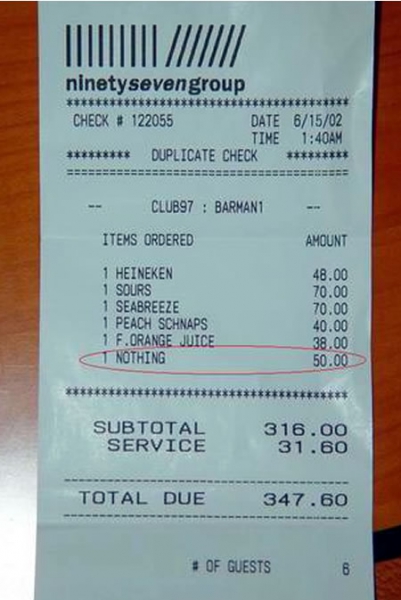 More Funniest Receipts Of All Time