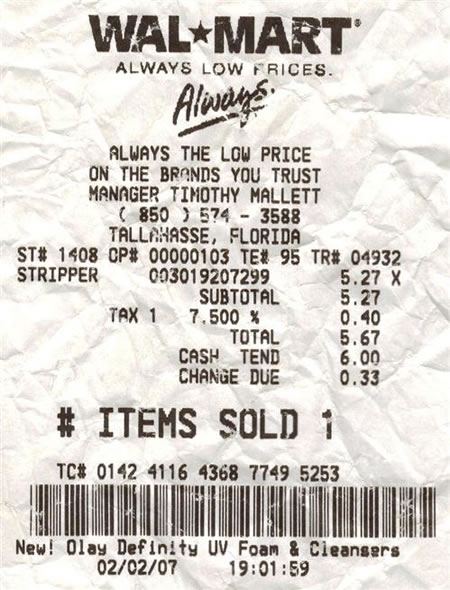 More Funniest Receipts Of All Time