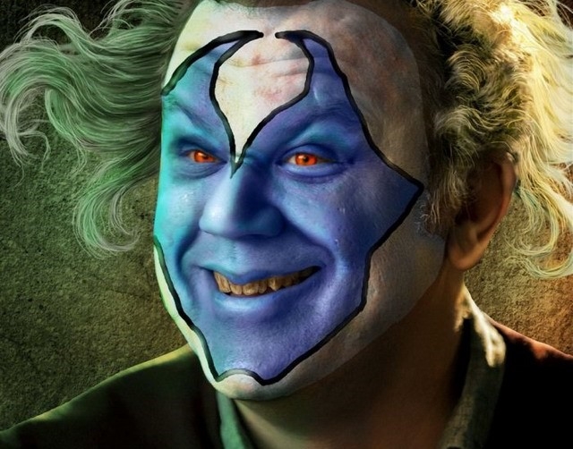 Actors as evil clowns