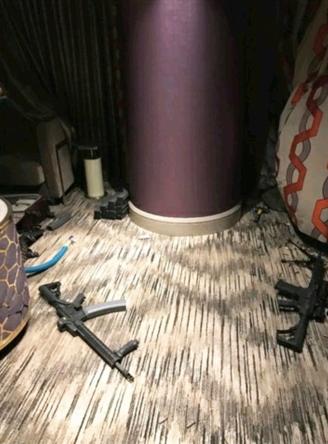 Photo's hotelroom Vegas shooter.