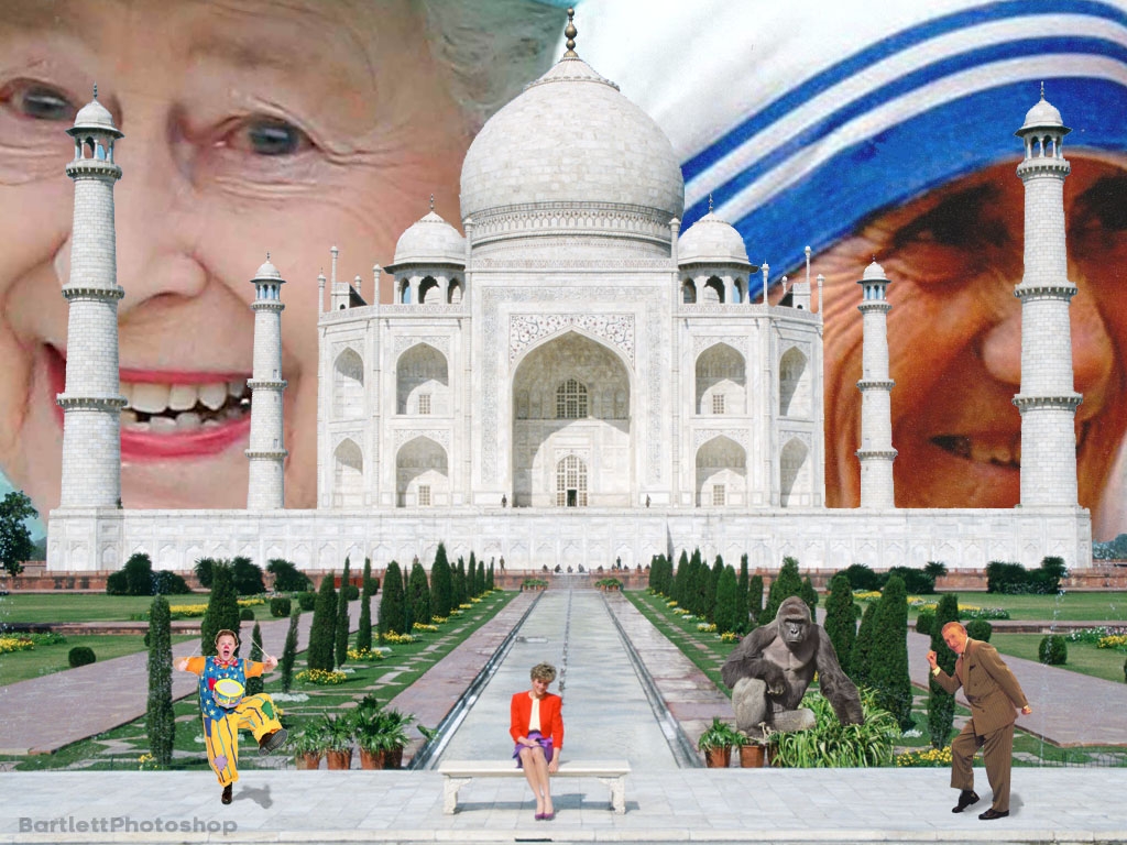 British Royal Family slightly photoshopped