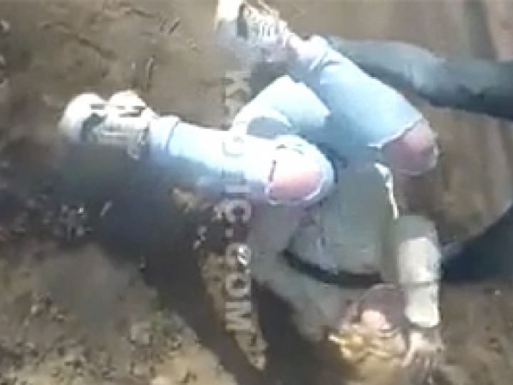 Female Drug Mule Gets the Shit Beat out of Her
