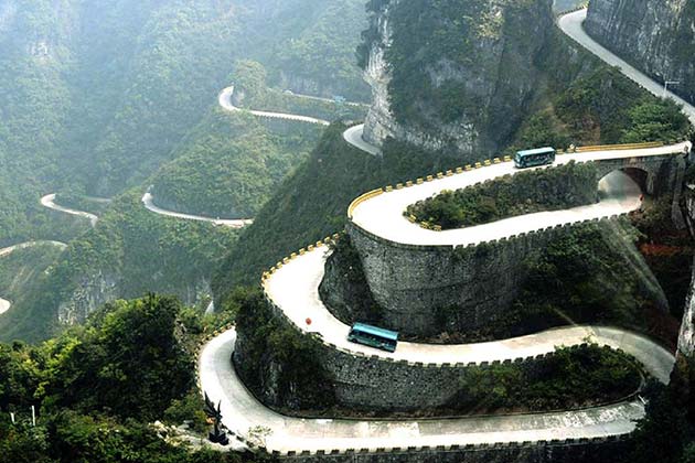 Dangerous but beautiful roads.