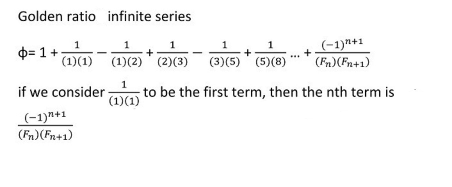 Worm's World Golden Ratio and Fibonacci Numbers