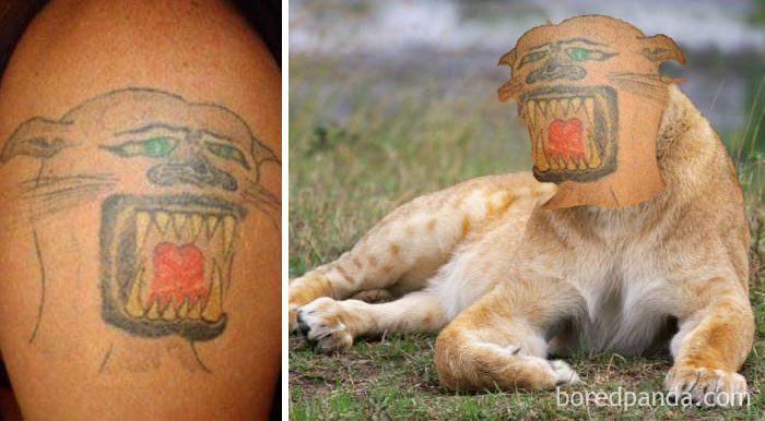 Shitty tattoos VS reality