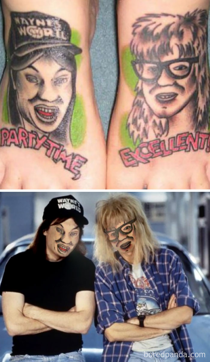 Shitty tattoos VS reality