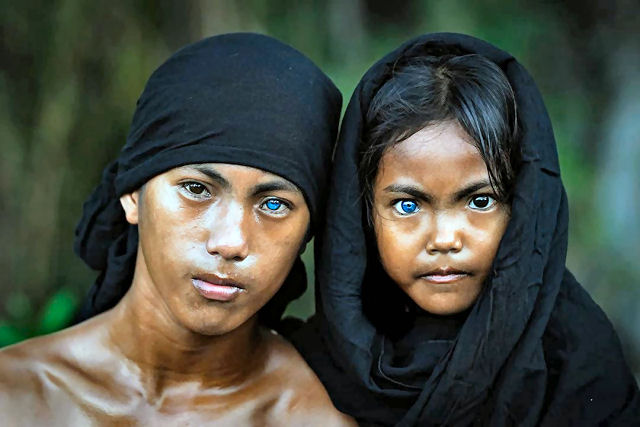 Images of a tribe with a rare genetic mutation