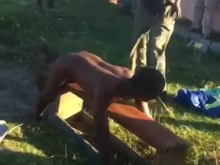 Naked Thief Flogged By Hood Authorities