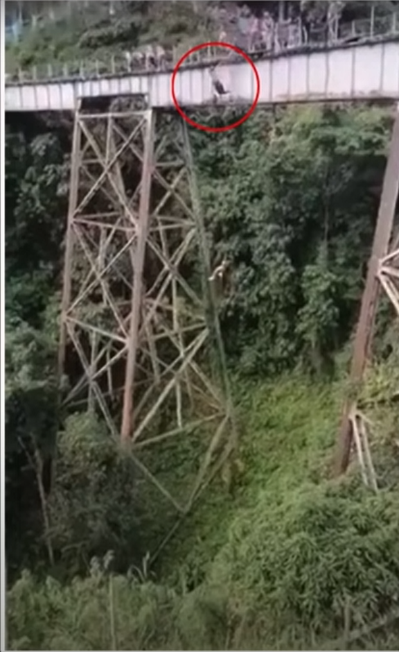 Bungee Jump with no cord