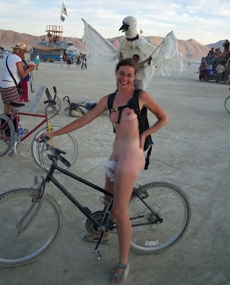 The burning man