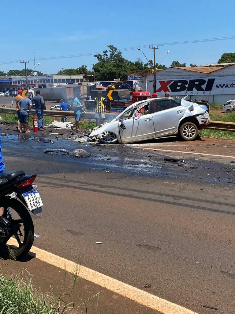 Accident in Araporã - Minas Gerais BRAZIL Image