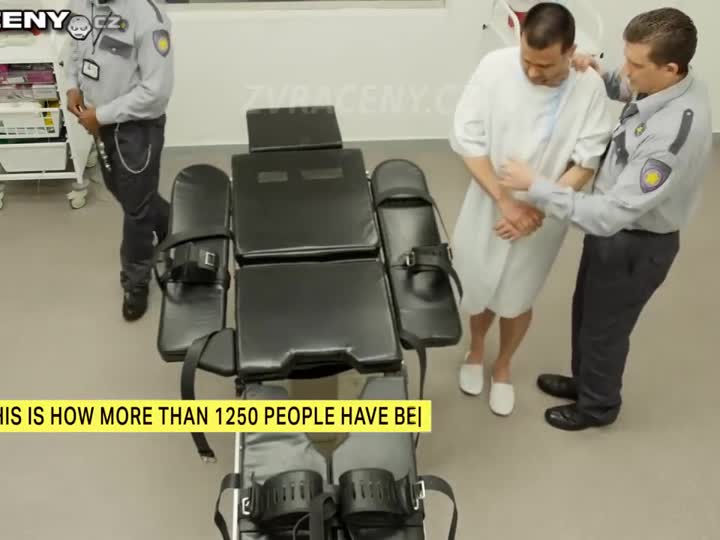 Death by lethal injection.