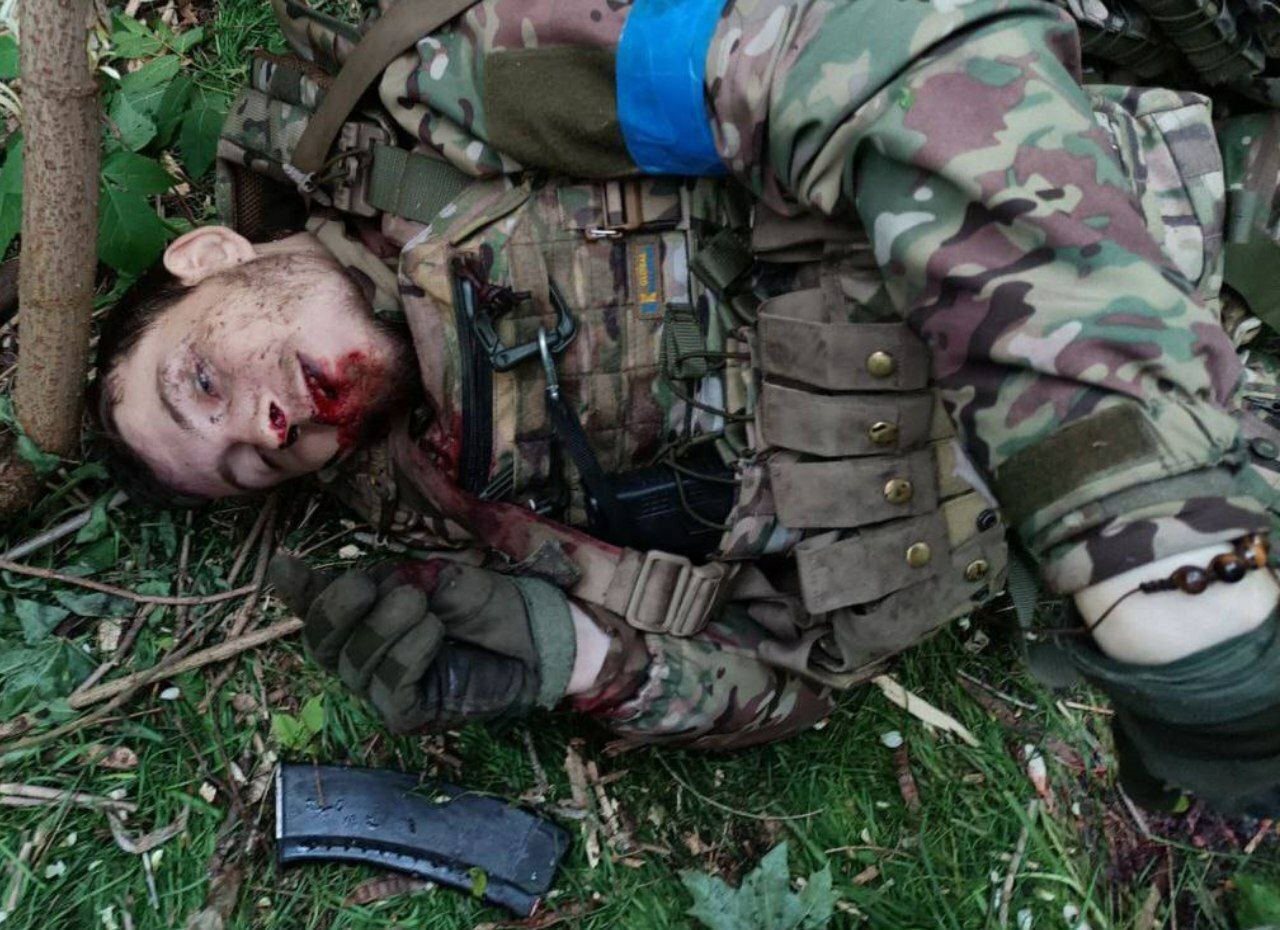 Ukrainian platoon after an ambush