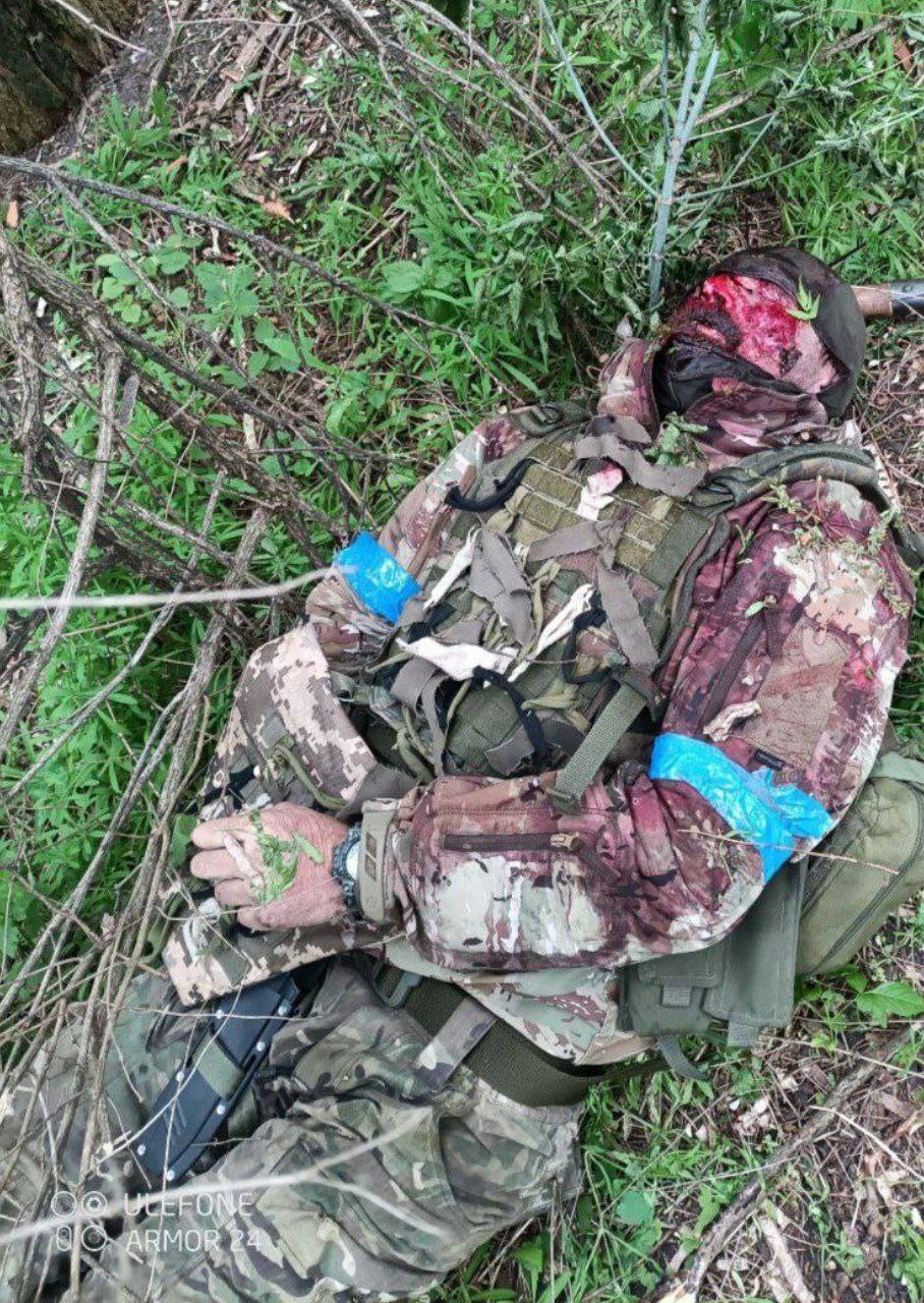 Ukrainian platoon after an ambush