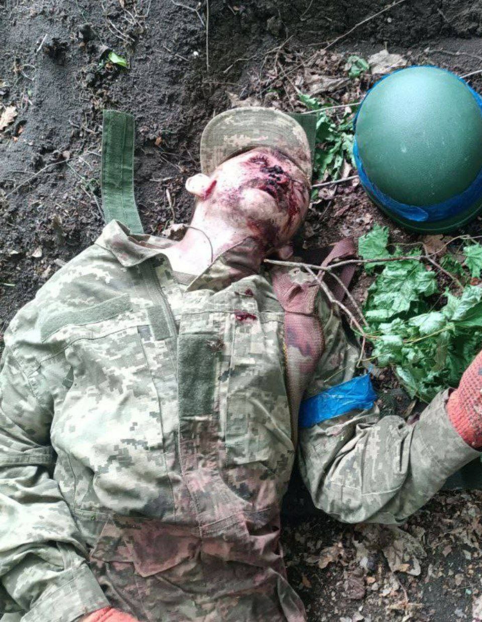 Ukrainian platoon after an ambush