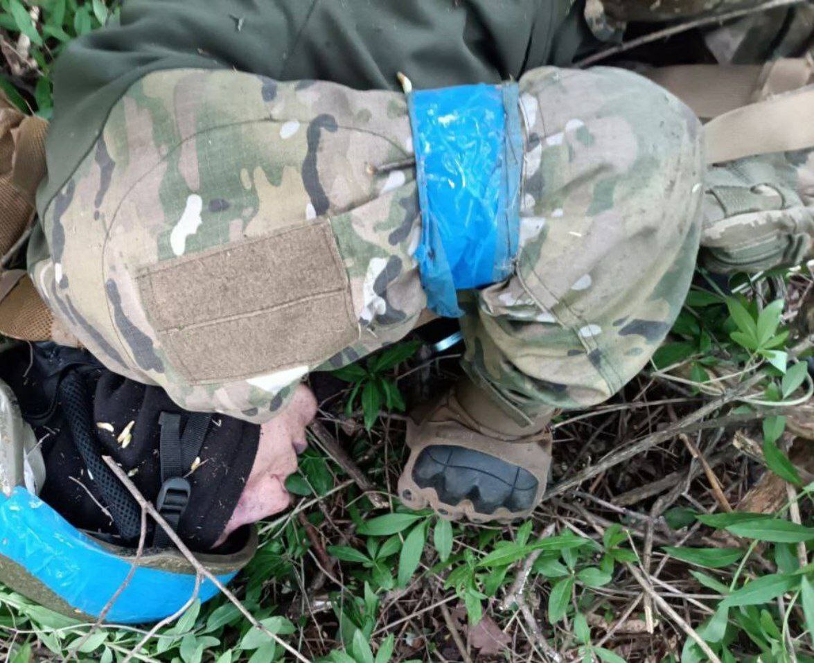 Ukrainian platoon after an ambush