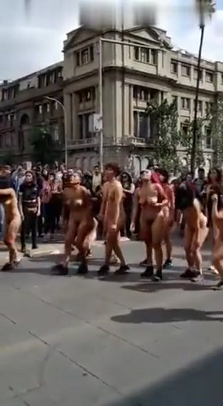 Naked Women Protest in France