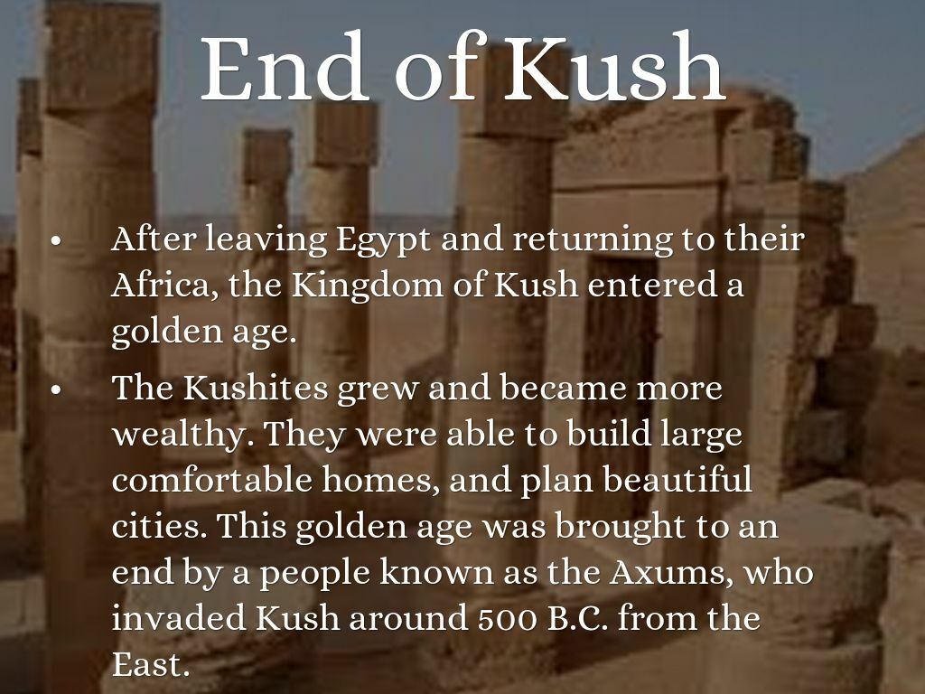 Descendents of Kush