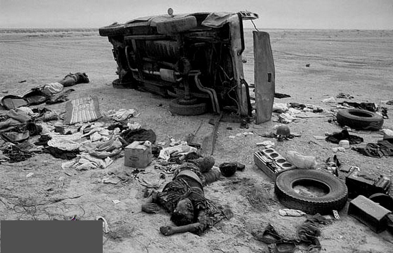 IRAK 1991: "THE HIGHWAY TO DEATH"!