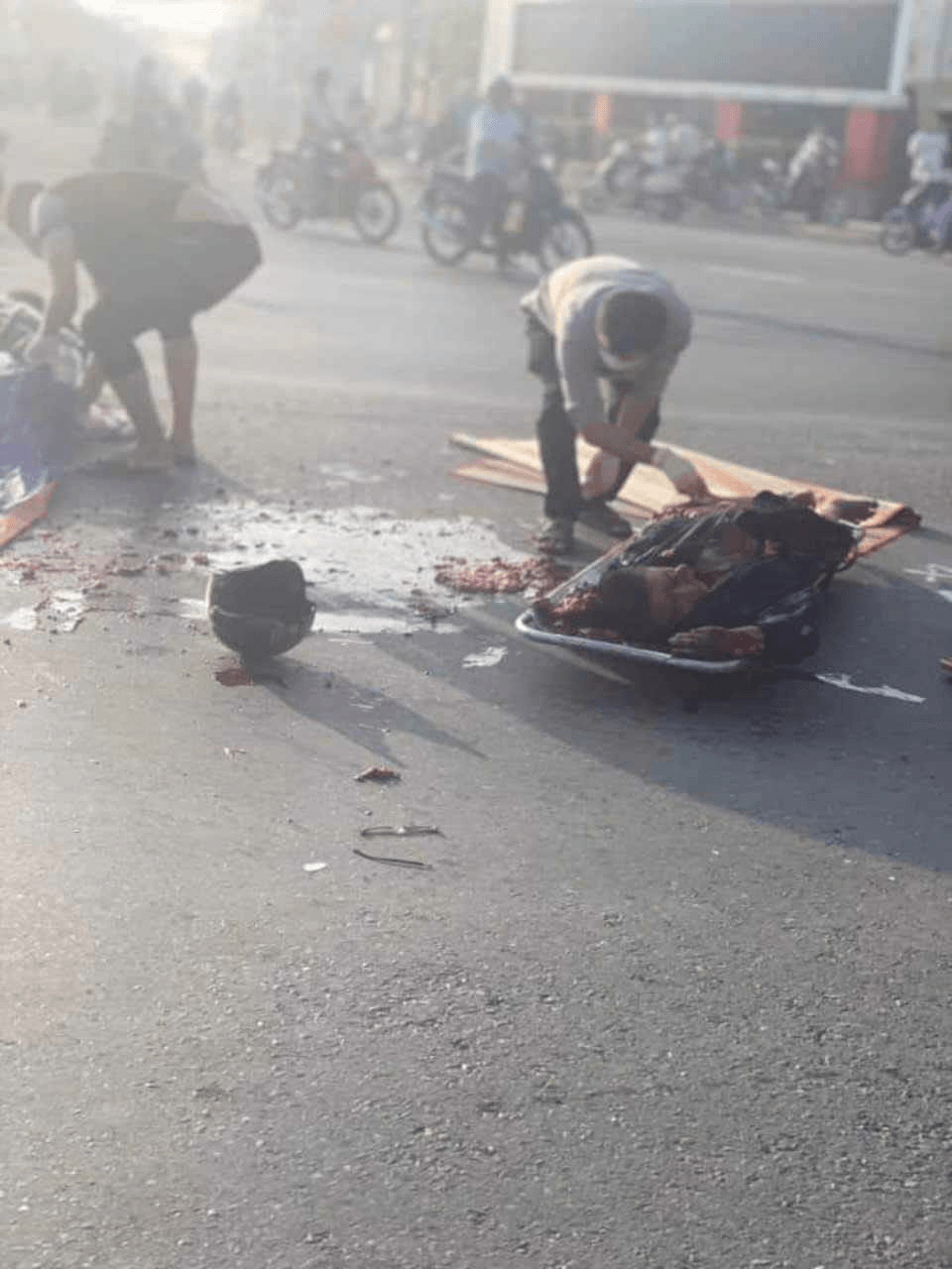 Vietnamese Rider Crushed By Hit And Run Truck