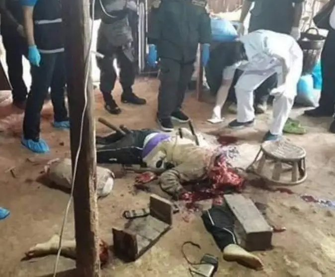 Wife murdered and dismembered by husband.