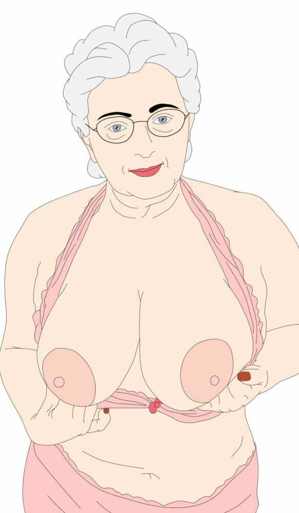 cartoon old women