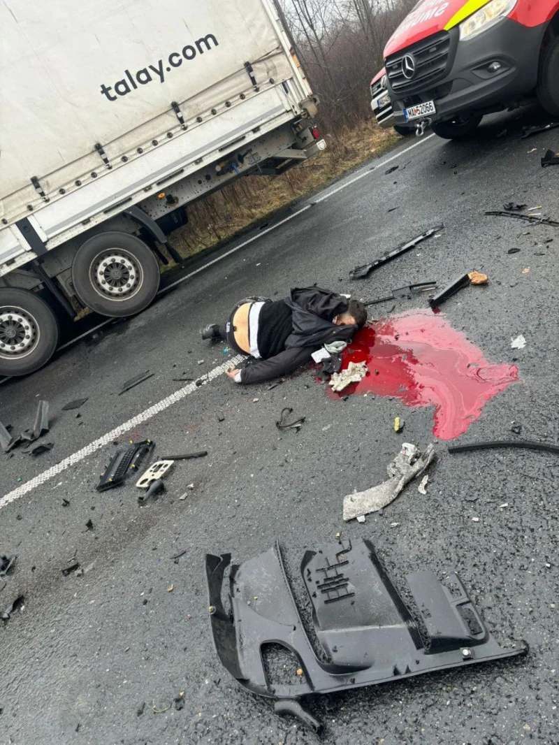 Terrible accident in Romania, pix