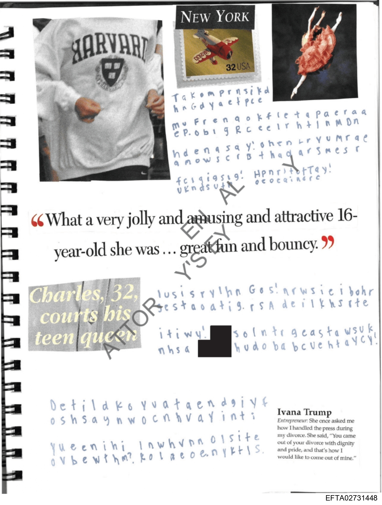 Epstein Files: Diary 3