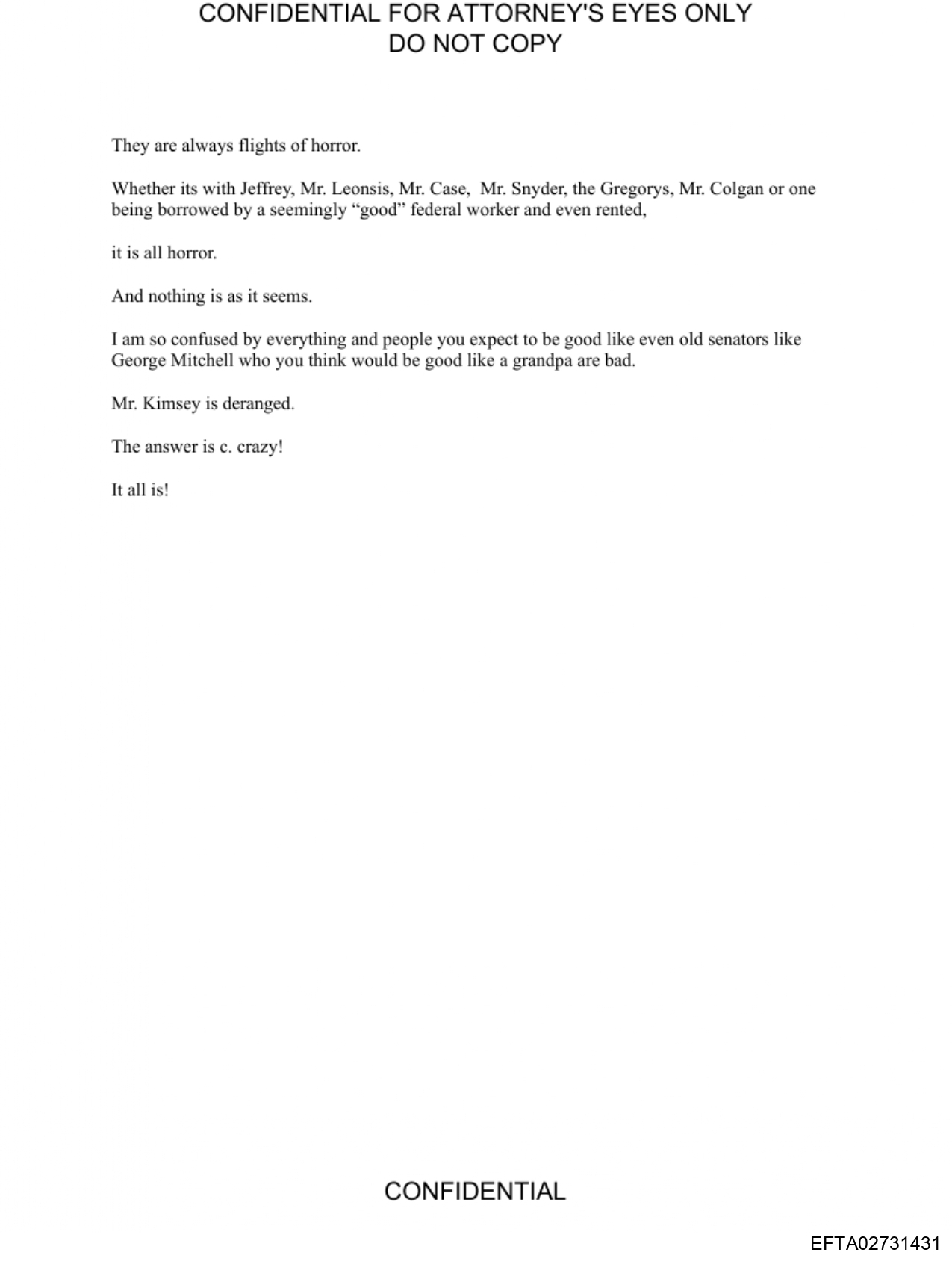 Epstein Files: Diary