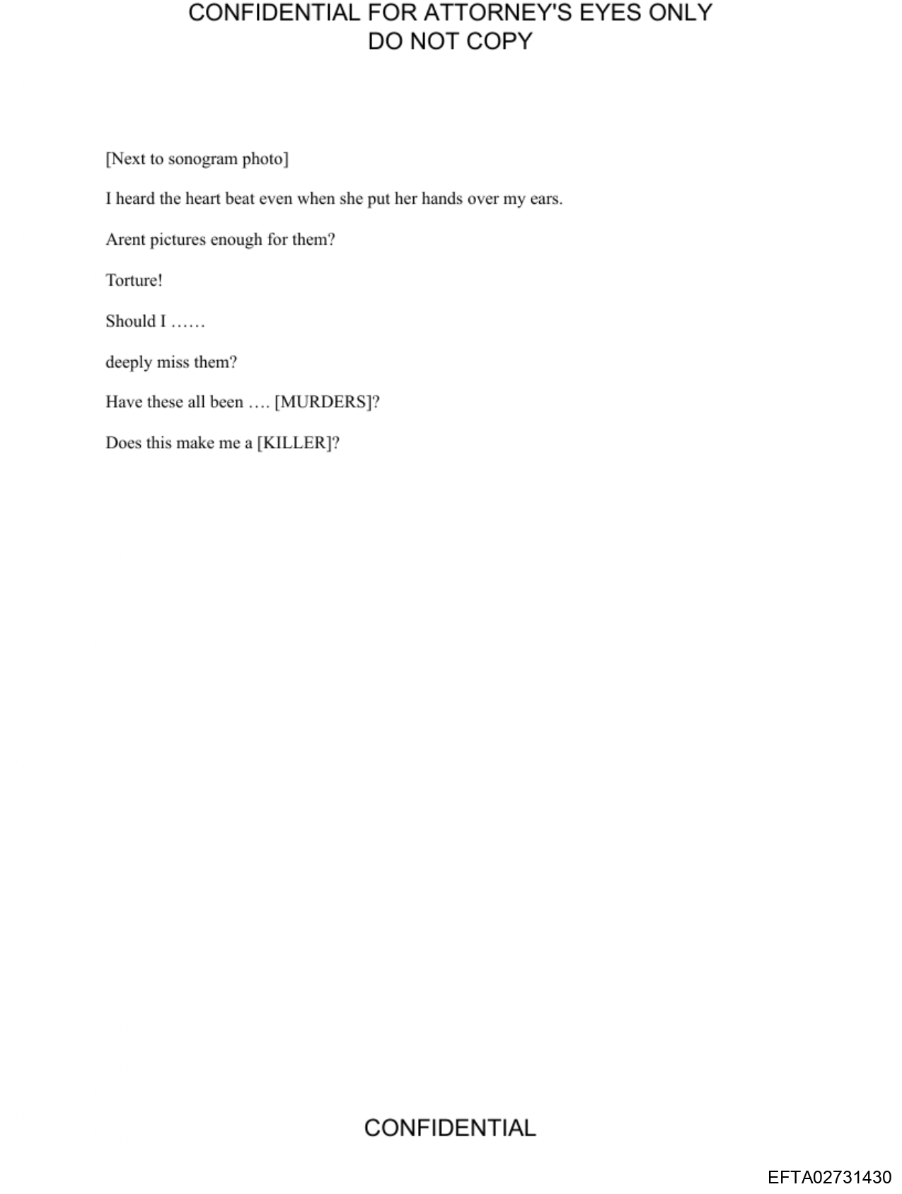 Epstein Files: Diary