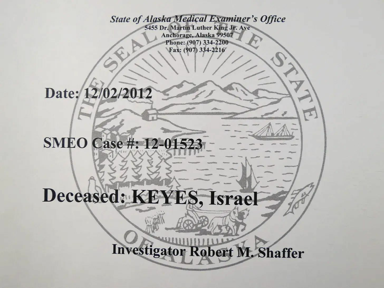 Israel Keyes & A New Leaked Pic