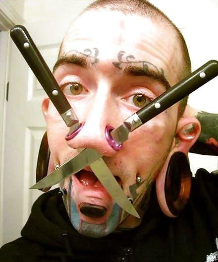 knives in the nose
