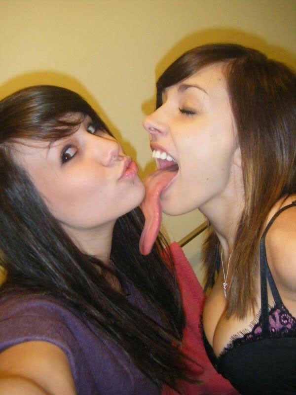 women with very large tongues