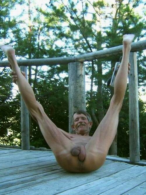 he stuck his penis inside his own ass