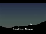 Crazy Spiral Over Norway