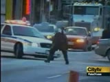 Toronto Police Take a Suspect Down By Running Him the Fuck Over