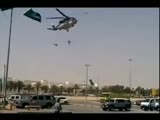 Man Falls Out of Helicopter