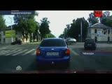 Bridesmaid in wedding convoy takes out two pedestrians