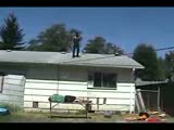 Backyard wrestling stunt gone wrong