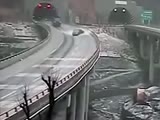 Highway pile-up in china