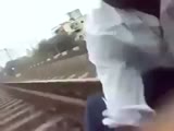 More train stunts in India