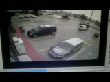 Woman runs over herself