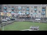 Kiev football supporters brawling